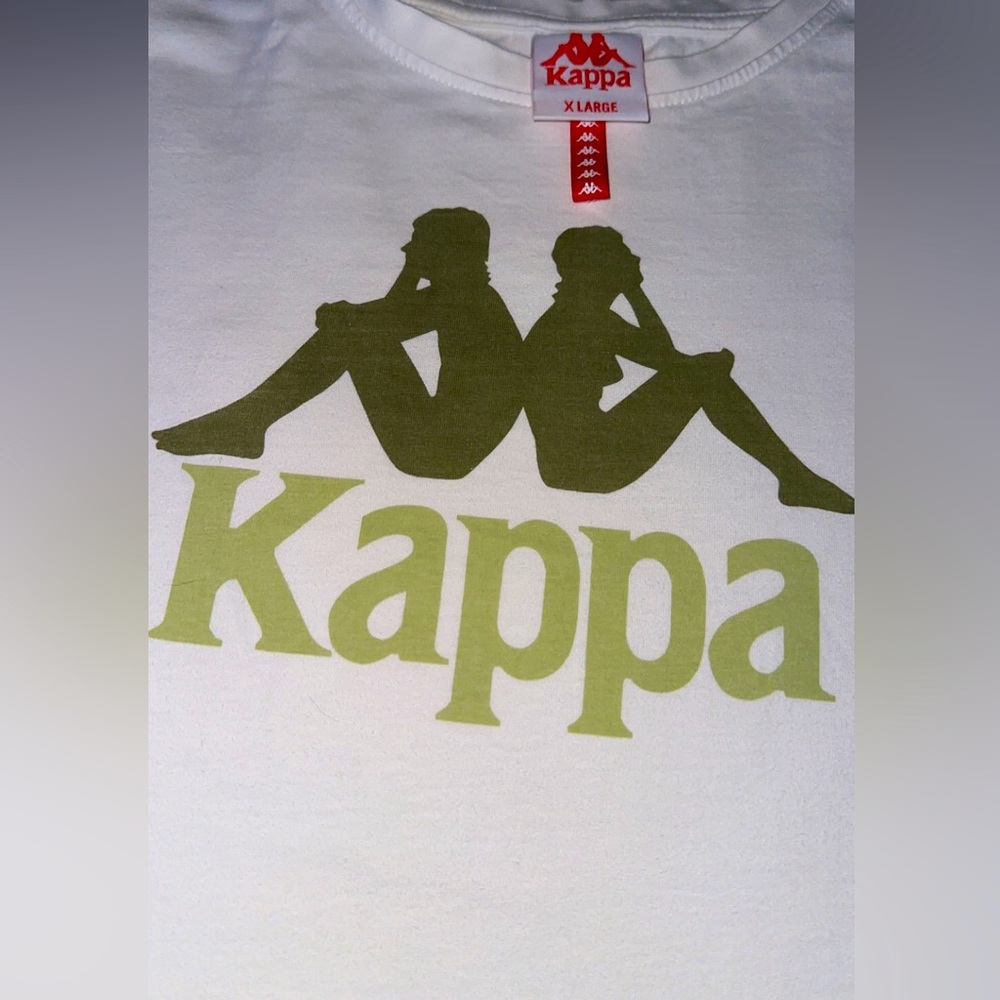 Kappa Men’s white and green T shirt